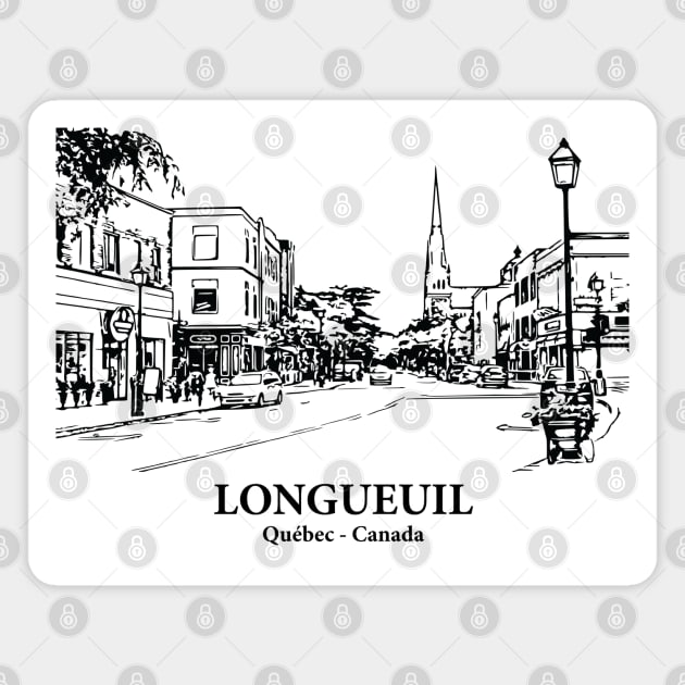 Longueuil - Québec Magnet by Lakeric